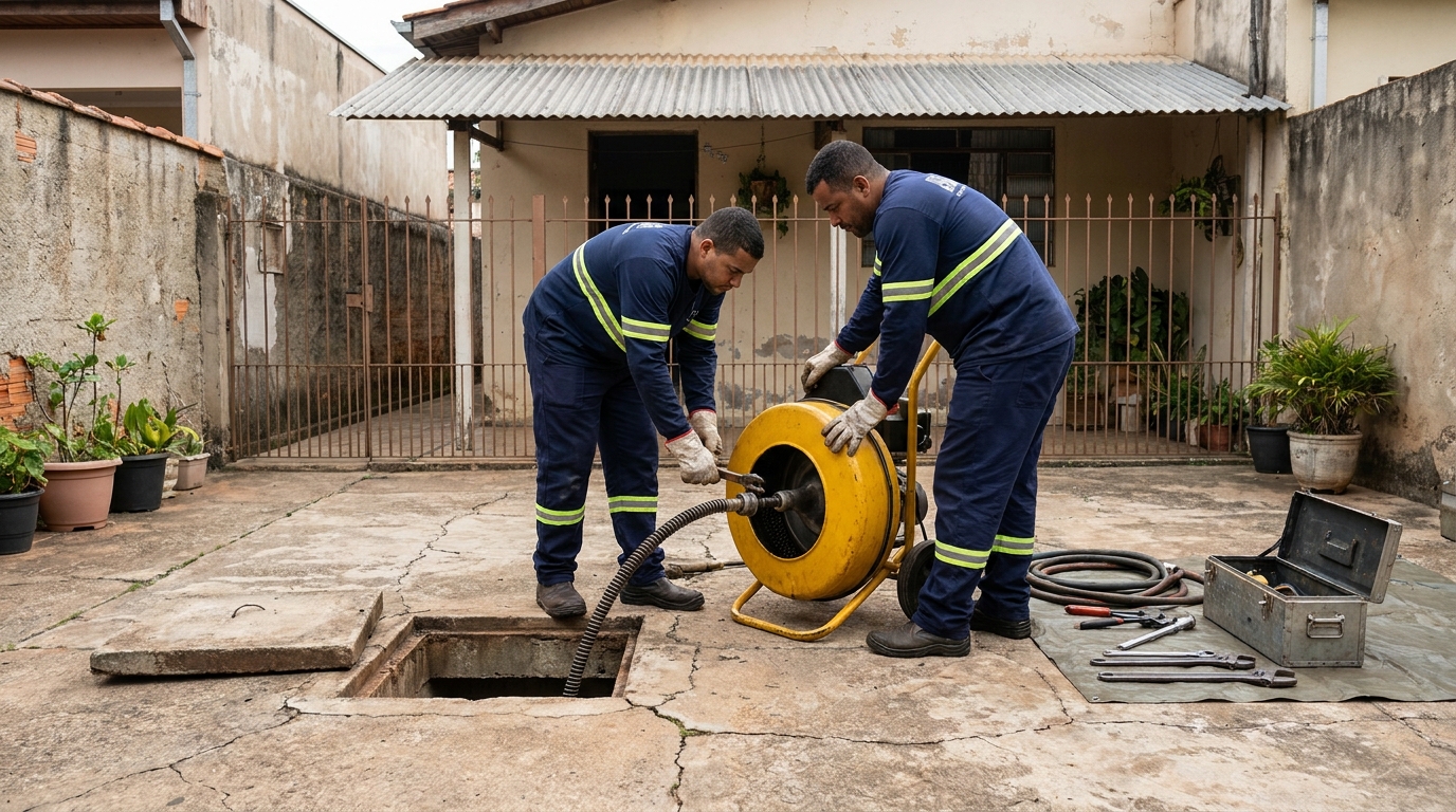 Desentupimento de esgoto em Salvador‑BA